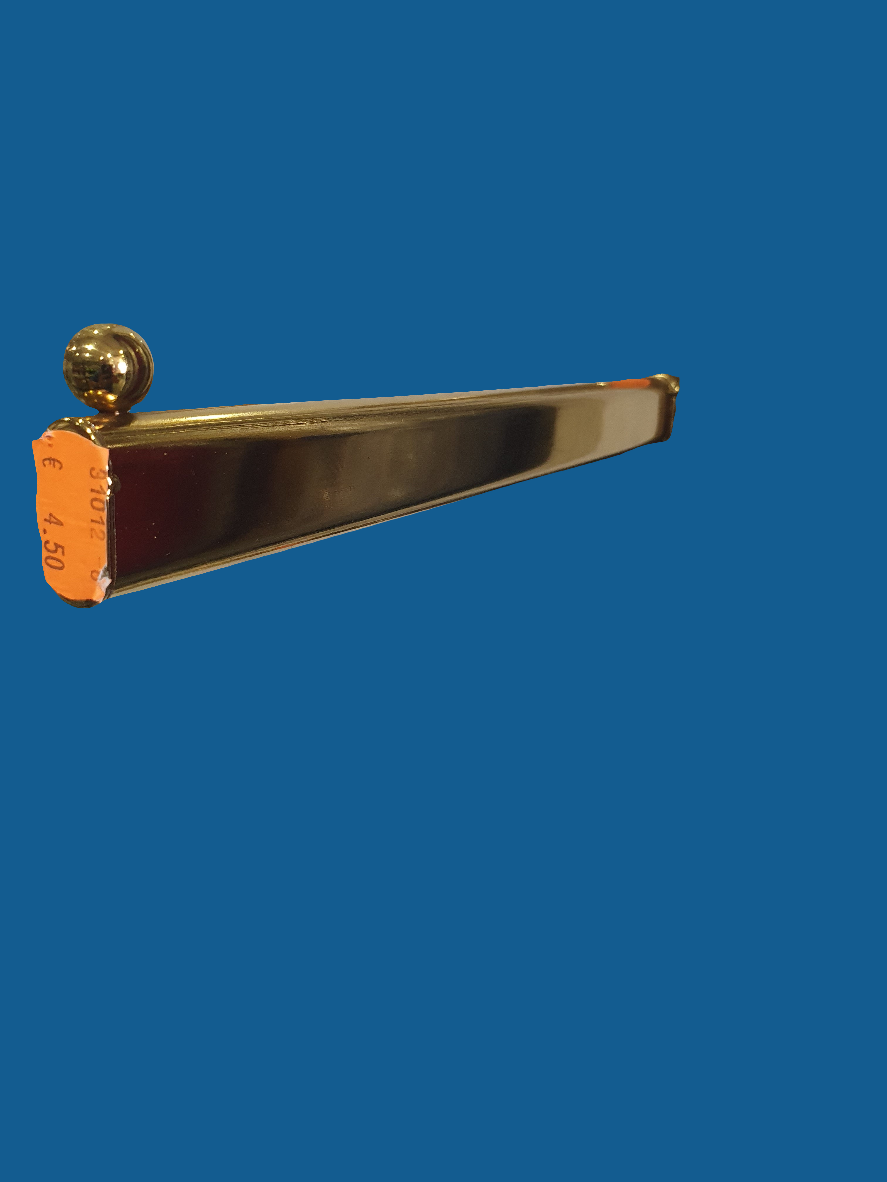 GANCHO DORADO PARA CREMALLERA 35 CM