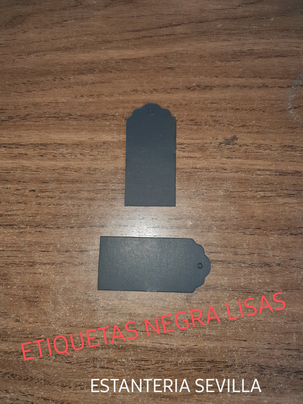 Etiqueta Negra lisa Ref  89049-2